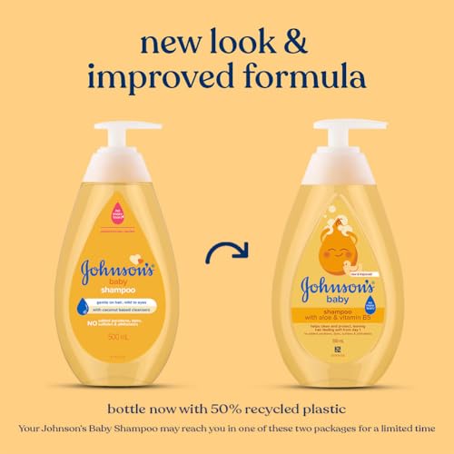 Johnson's Baby No More Tears Baby Shampoo, 500ml - Image 3