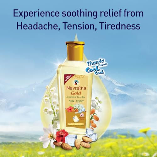 Navratna Gold Ayurvedic Cool Oil