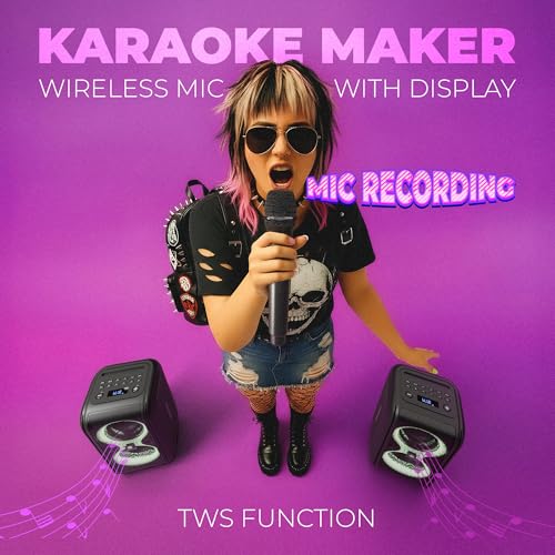 Zebronics Portable Bluetooth Speaker, 60W, Upto 5 Hours Playback, Dual 16.51cm Drivers, Karaoke, TWS, BT v5.4, USB, mSD, AUX, RGB, Wireless Mic with Display, Mobile Holder (Party Fyre 90) - Image 7