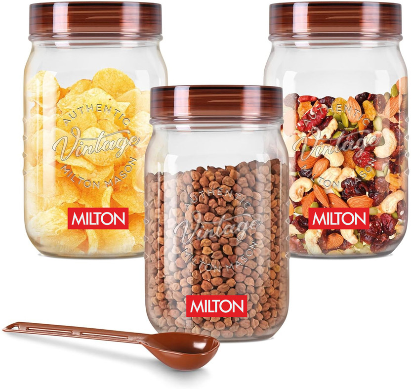 MILTON Plastic Utility Container - 500 ml (Pack of 3, Clear) - Image 7