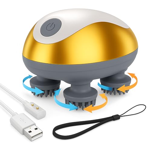 HOMEBASIC Electric Scalp Massager, Rechargeable