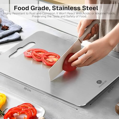 HOMEBASIC Stainless Steel Cutting Board