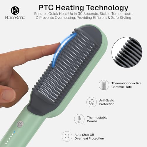 HOMEBASIC Hair Straightening Brush