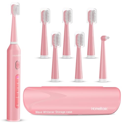 HOMEBASIC Electric Toothbrush For Adults