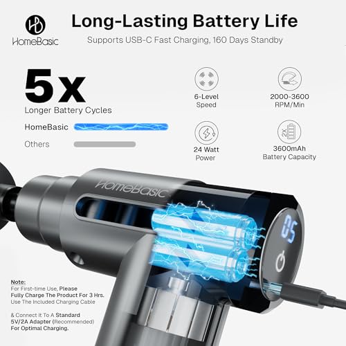 HOMEBASIC Muscle Mate Gun Massager