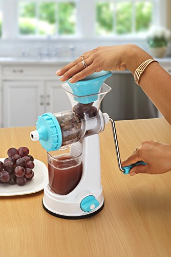 Ganesh Fruit & Vegetable Steel Handle Juicer, Blue - Image 4