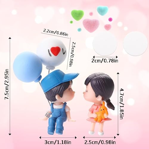 Claiez Car Dashboard Accessories Cute