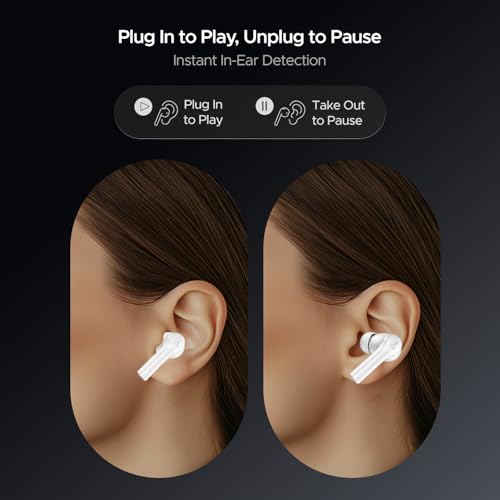 Boat Airdopes 300, Cinematic Spatial Audio, 50HRS Battery, 4Mic AI ENx, Fast Charge, App Support, Low Latency, IPX4, v5.3 Bluetooth TWS in Ear Earbuds Wireless Earphones with mic (Chrome White) - Image 7