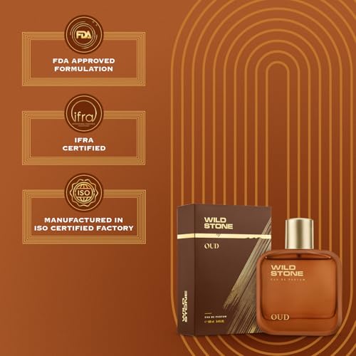 Wild Stone Oud Perfume for Men, 100ml | Luxury Eau De Parfum | Long-Lasting Oud Perfume | Premium Woody Oriental Perfume for Men | Best Gift for Him - Image 3