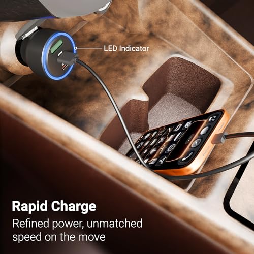 Zebronics 82W Car Charger, Dual