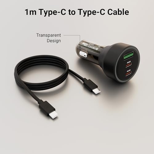 Zebronics 82W Car Charger, Dual