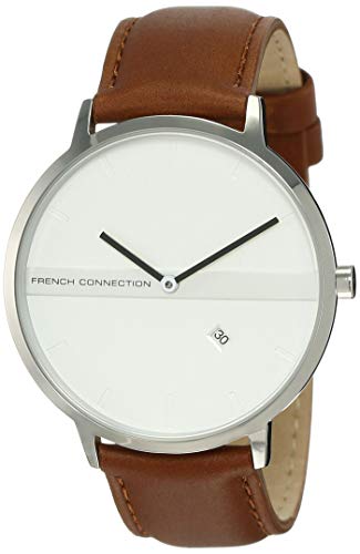 French Connection Analog Men's Watch (Dial Colored Strap)