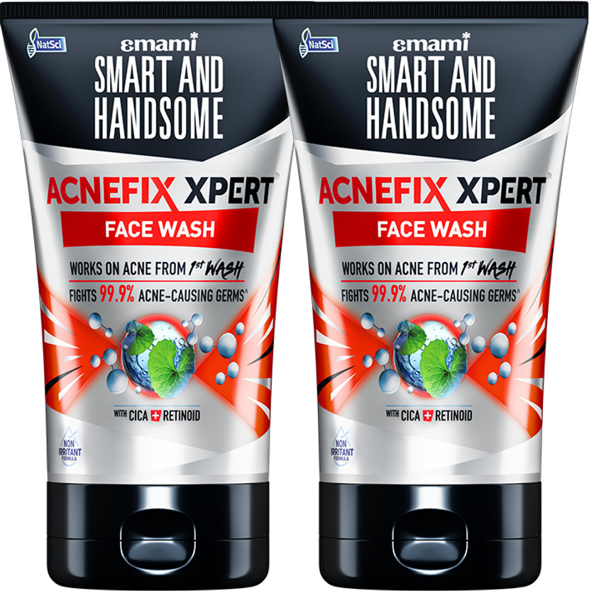 Smart and Handsome Anti-Acne Duo - Acnefix Xpert 100g Each | Red...more