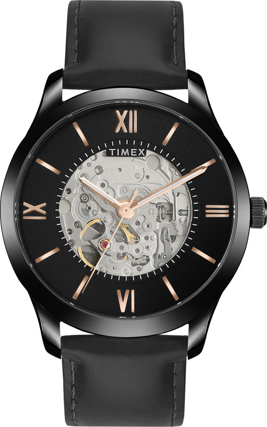TIMEX Automatic Black Dial Analog Watch - For Men TWEG208SMU03