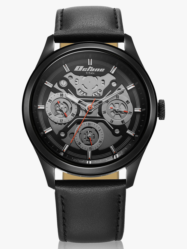 TIMEX Automatic Black Dial Analog Watch - For Men TWEG208SMU03 - Image 6