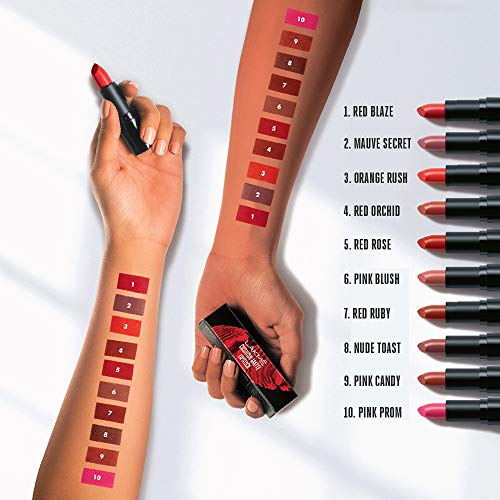 Lakmé Cushion Matte Lipstick, Red Rose, 4.5 g - Image 6