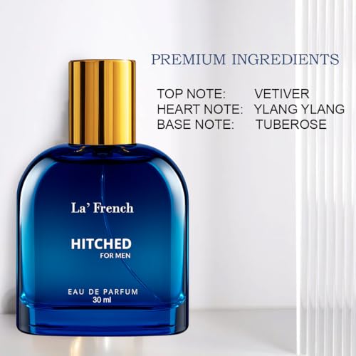 La French Hitched Perfume for Men, Long-Lasting Luxury Fragrance, Ideal Birthday Gift For Men,Best Men's Perfume with All-Day Scent, luxury perfume for Men, Travel-Friendly Perfume (30ML) - Image 6