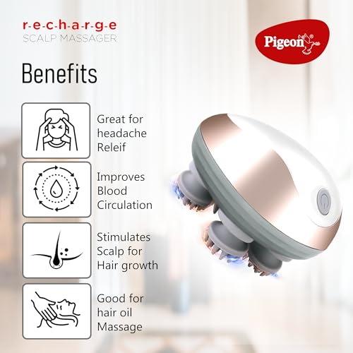 Pigeon Scalp Massager, Rechargeable Electric