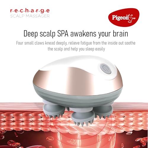 Pigeon Scalp Massager, Rechargeable Electric