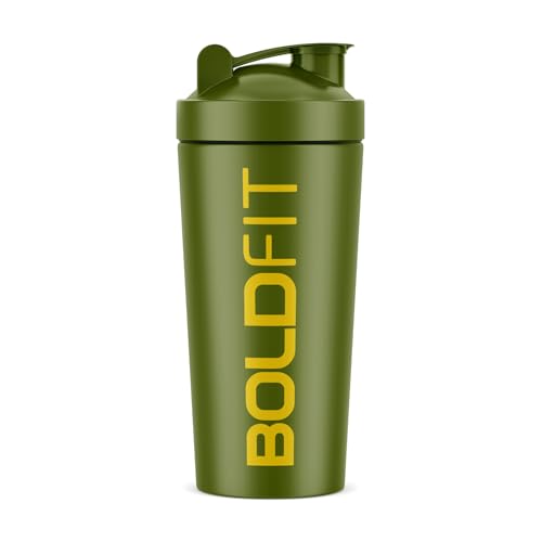 Boldfit Stainless Steel Gym Shaker
