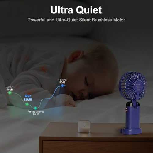Portable Handheld Fan, 12 hours