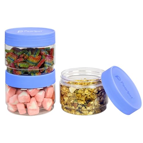 PEARLPET Sapphire Plastic Jar Airtight