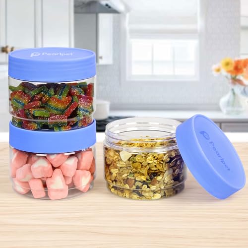 PEARLPET Sapphire Plastic Jar Airtight