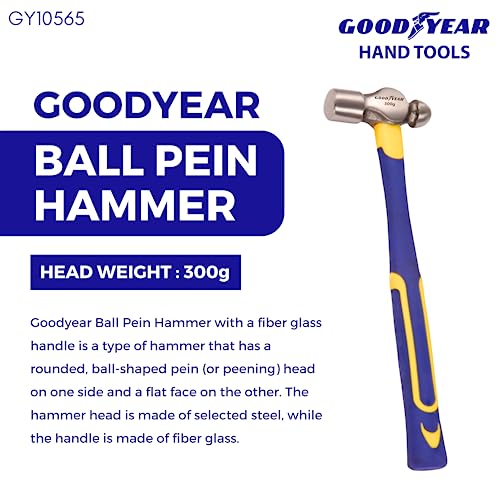 GOODYEAR Ball Pein Hammer, Fibre