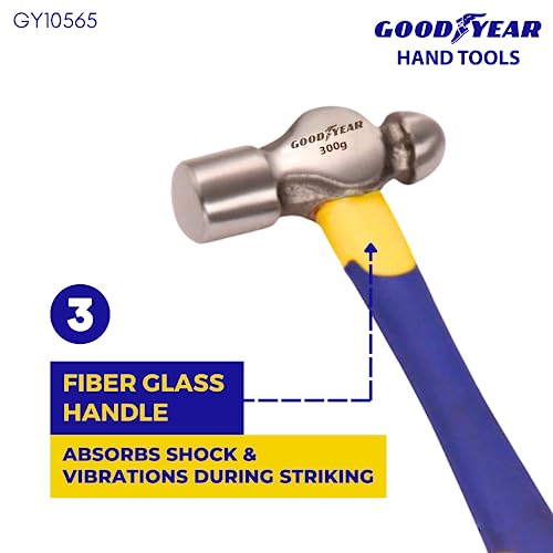 GOODYEAR Ball Pein Hammer, Fibre