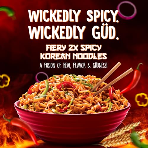WickedGud Korean Cup Noodles, Fiery