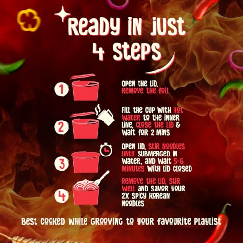 WickedGud Korean Cup Noodles, Fiery