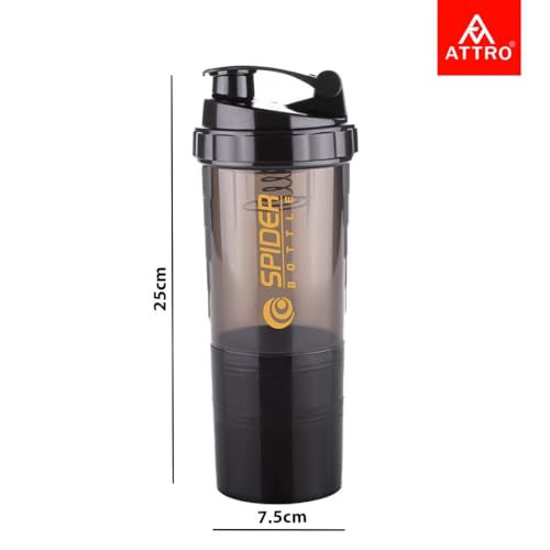 ATTRO Plastic Spider Shaker Bottle