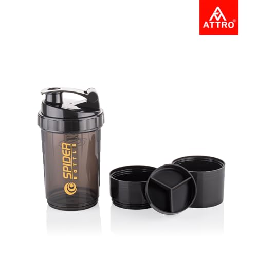 ATTRO Plastic Spider Shaker Bottle