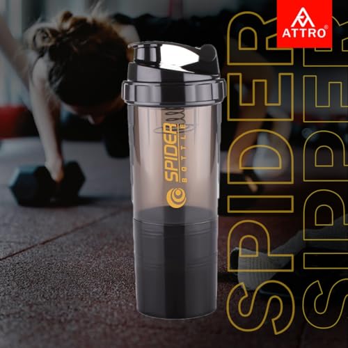 ATTRO Plastic Spider Shaker Bottle