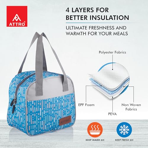 ATTRO Easy Carry Insulated Lunch
