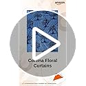 Cortina Floral Light-Filtering Polyester Curtains