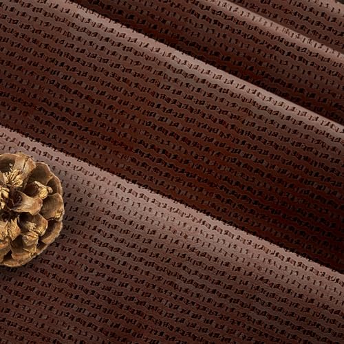 Amazon Brand - Solimo Polyester Sheer Jacquard Window Grommet Curtains|5 Feet|Set of 2|Printed Design| for Living Room Kids Room and Bedroom| Color- Brown| Light-Filtering - Image 5