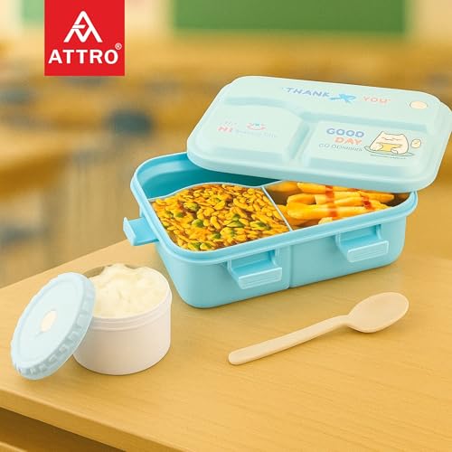 ATTRO Smiley Bite Plastic Lunch