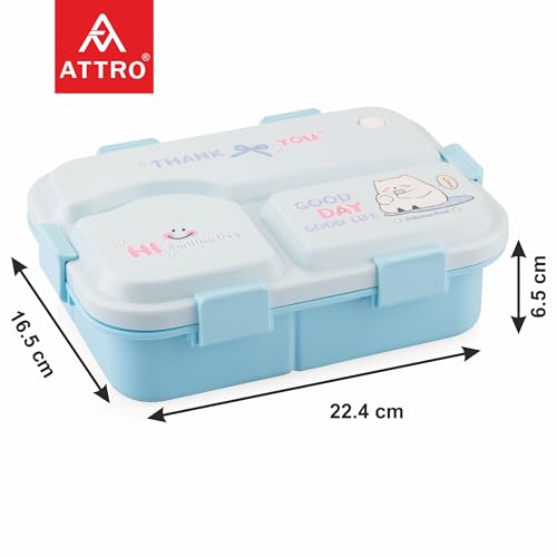 ATTRO Smiley Bite Plastic Lunch