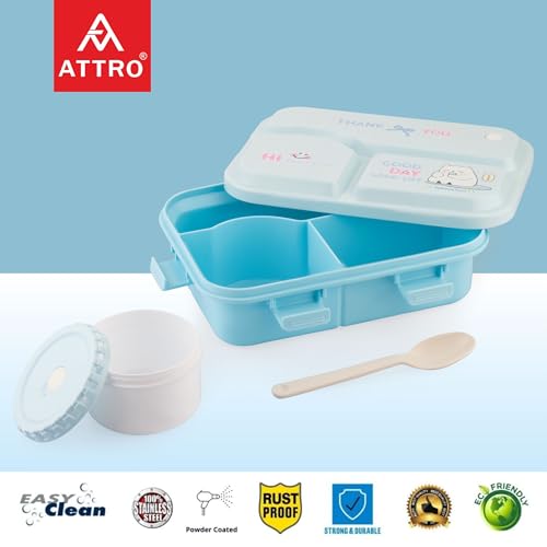 ATTRO Smiley Bite Plastic Lunch