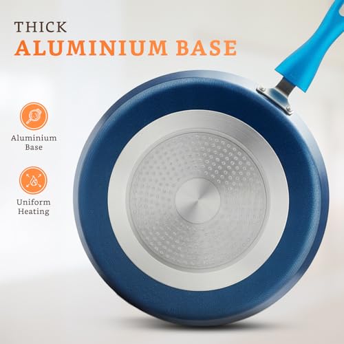 Amazon Brand - Solimo Blue Ceramic Non Stick Induction Dosa Tawa 28Cm - Image 7