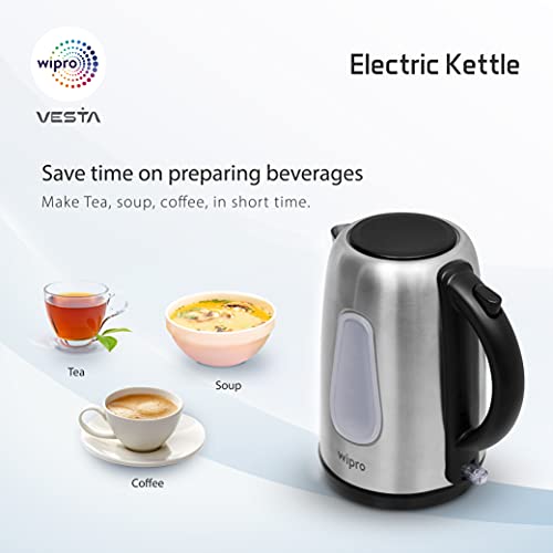 Wipro Vesta Electric Kettle Stainless