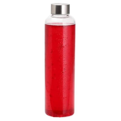 SIMPARTE Borosilicate Glass Water Bottle