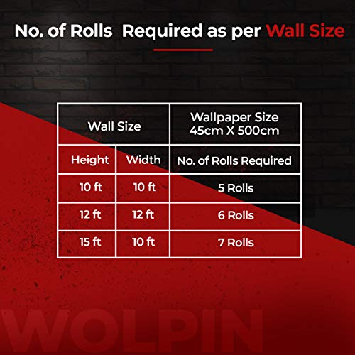 wolpin DIY Botanical Wallpaper (45 x 500 CM, Mustard Yellow) | Floral Damask Self Adhesive Wall Sticker Roll | Decorative Wallpaper for Living Room Bedroom Sofa Background Home Décor - Image 4