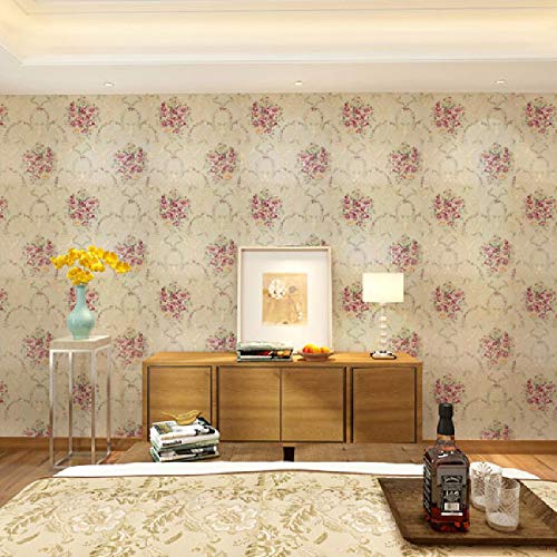 wolpin DIY Botanical Wallpaper (45 x 500 CM, Mustard Yellow) | Floral Damask Self Adhesive Wall Sticker Roll | Decorative Wallpaper for Living Room Bedroom Sofa Background Home Décor - Image 7