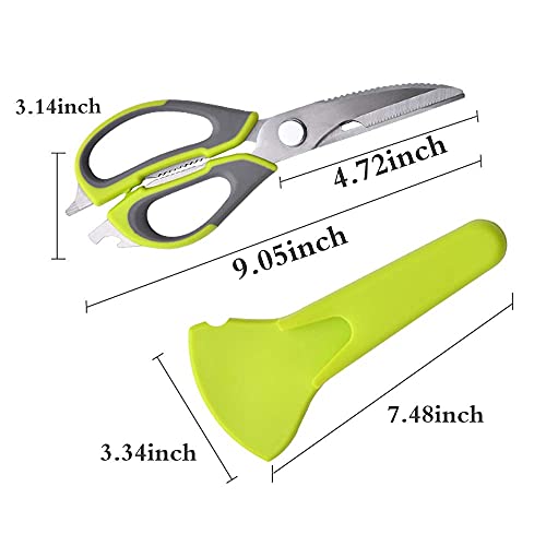 RENESMEE Kitchen Scissors Stainless Steel