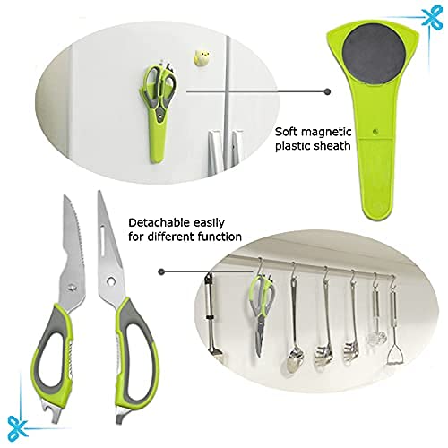 RENESMEE Kitchen Scissors Stainless Steel