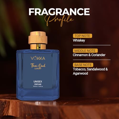 VOKKA Thai Oud 100 ml | Unisex Luxury Long Lasting Woody Perfume For Men And Women | Woody Oriental Scent Eau De Parfum | EDP Fragrance for Gift | Notes: Rosewood Sandalwood Agarwood - Image 5