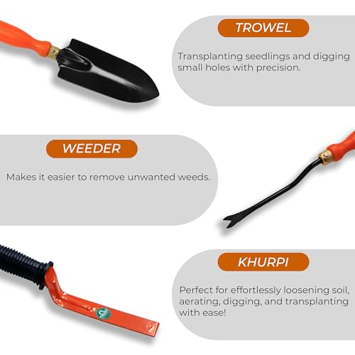 TrustBasket Gardening Hand Tools Set