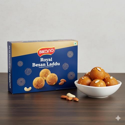 Bikano Besan Laddu Spl, 400 gram box - Image 4